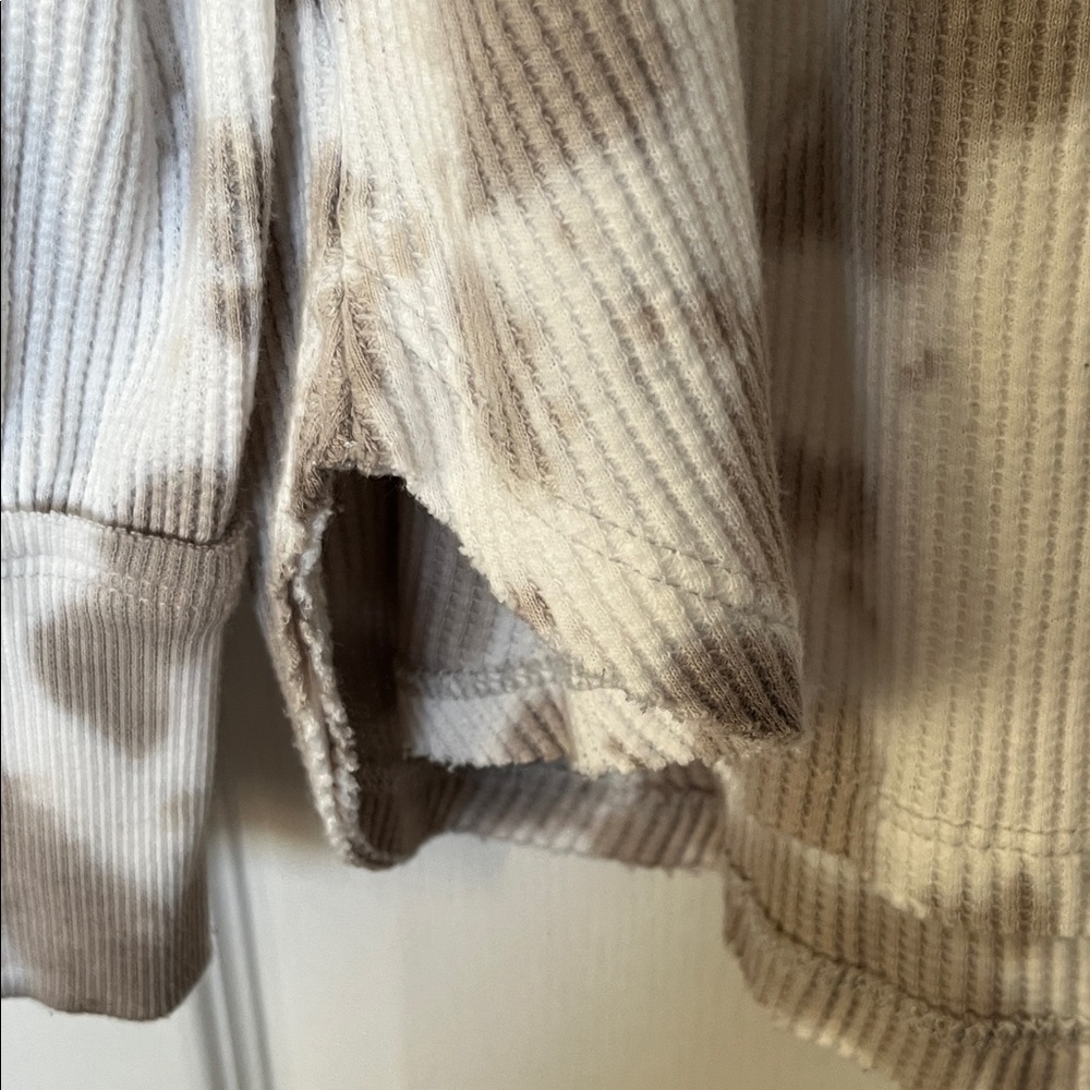 Terra & Sky Brown and White Long Sleeve Tee - Picture 4 of 7